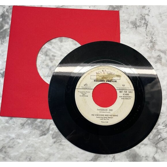 Pee Wee King You Can't Hardly Get Them No More / Tweedle Dee 45 Country Promo - Picture 6 of 7